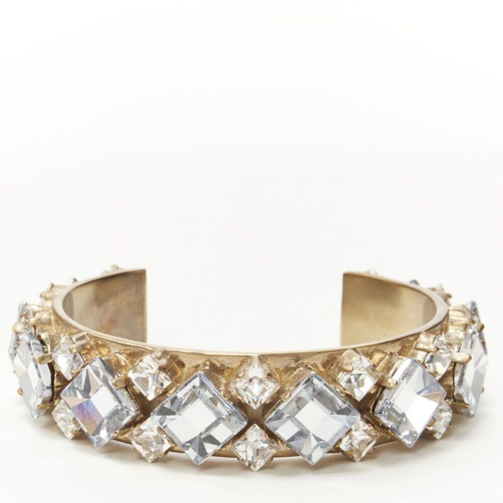 Christian Dior Crystal Cuff Bangle